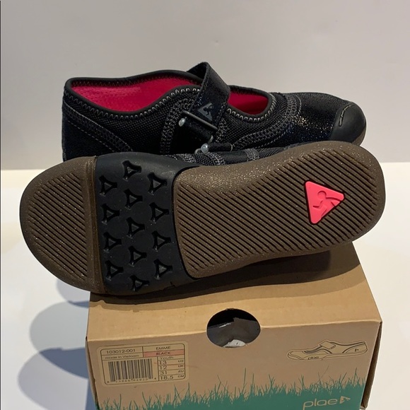 Plae Emme Black Shimmer Suede - Picture 5 of 6